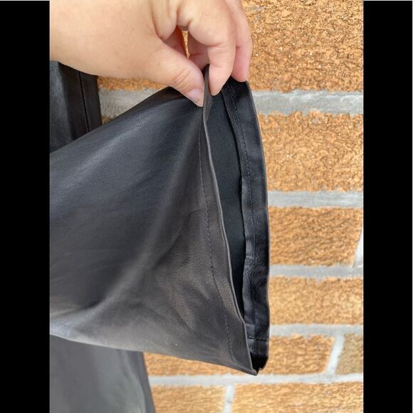 Lovers + Friends Leather Kick Flare leather pants small - Picture 8 of 14